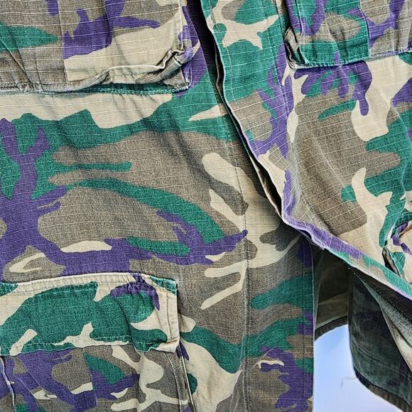 Vintage USMC Camo Jungle Fatigue Military Jacket Size M Ripstop Vietnam 70s - Picture 5 of 9